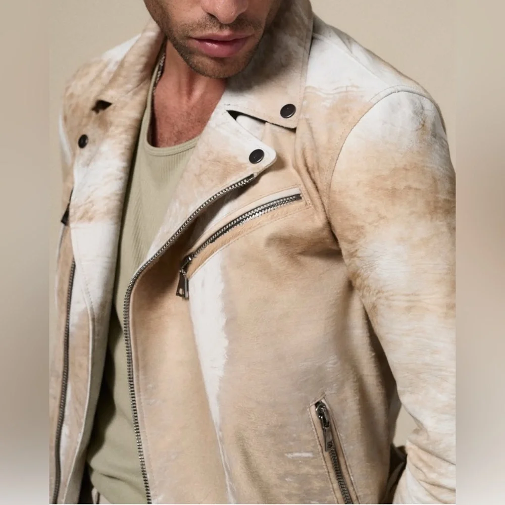 John Varvatos Chelsea Biker Jacket. Size 50 EU 40 USA.Brand new with tags $3498 - Picture 3 of 15